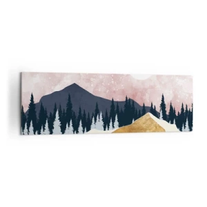 Canvastavla - Bild på duk - Nattvakt - 160x50 cm