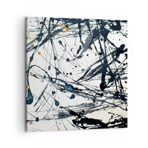 Canvastavla - Bild på duk - Expressionistisk abstraktion - 50x50 cm