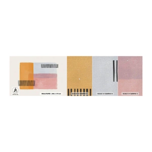 Provbit av fototapet Premium Canvas - Från hörna till hörna - Abstraktion, Bit, Minimalism - 100x30 cm