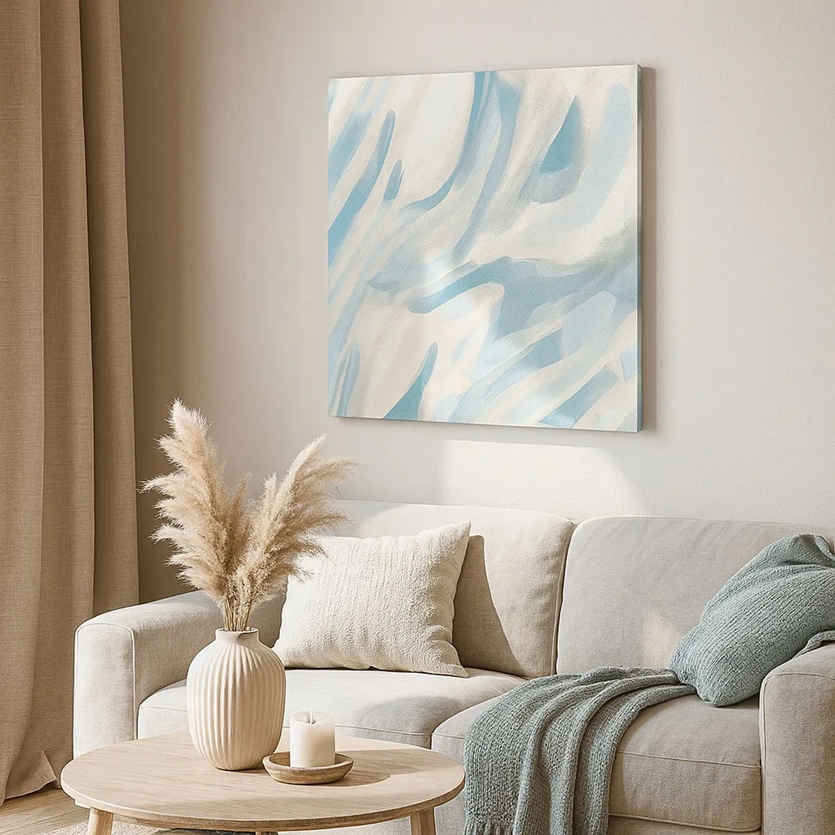 Canvastavla - Bild på duk - Vårvindar - 30x30 cm