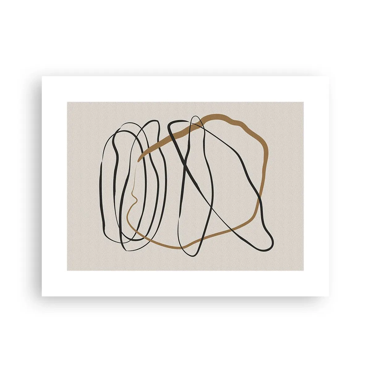 Affisch - Komposition: besittande dans - 40x30 cm