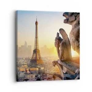 Canvastavla - Bild på duk - En hel del har ändrats… - 40x40 cm