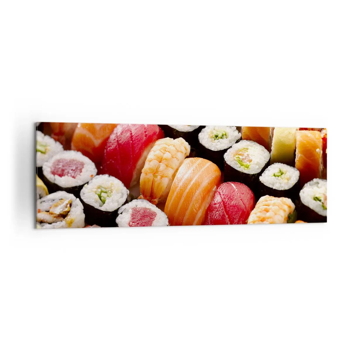 Canvastavla - Bild på duk - Asiens färger och smaker - 160x50 cm