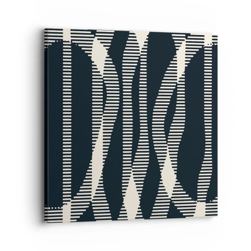 Canvastavla - Bild på duk - Försök att bryta mörkret - 30x30 cm