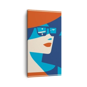 Canvastavla - Bild på duk - Semesterresa - 45x80 cm