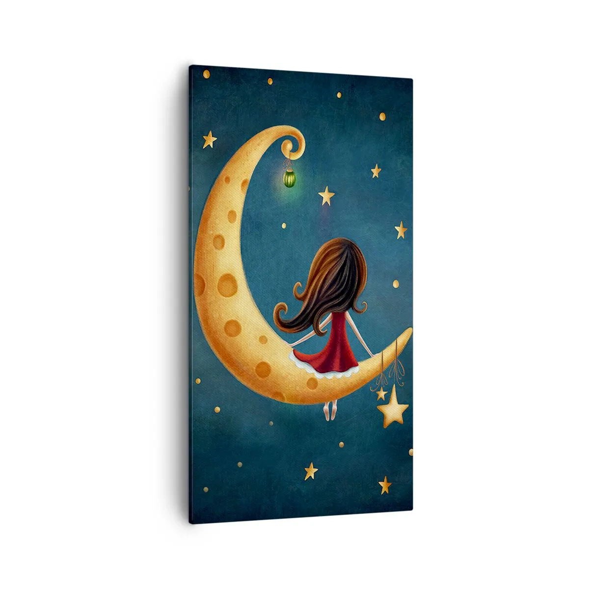 Canvastavla - Bild på duk - En gång i tiden... - 55x100 cm