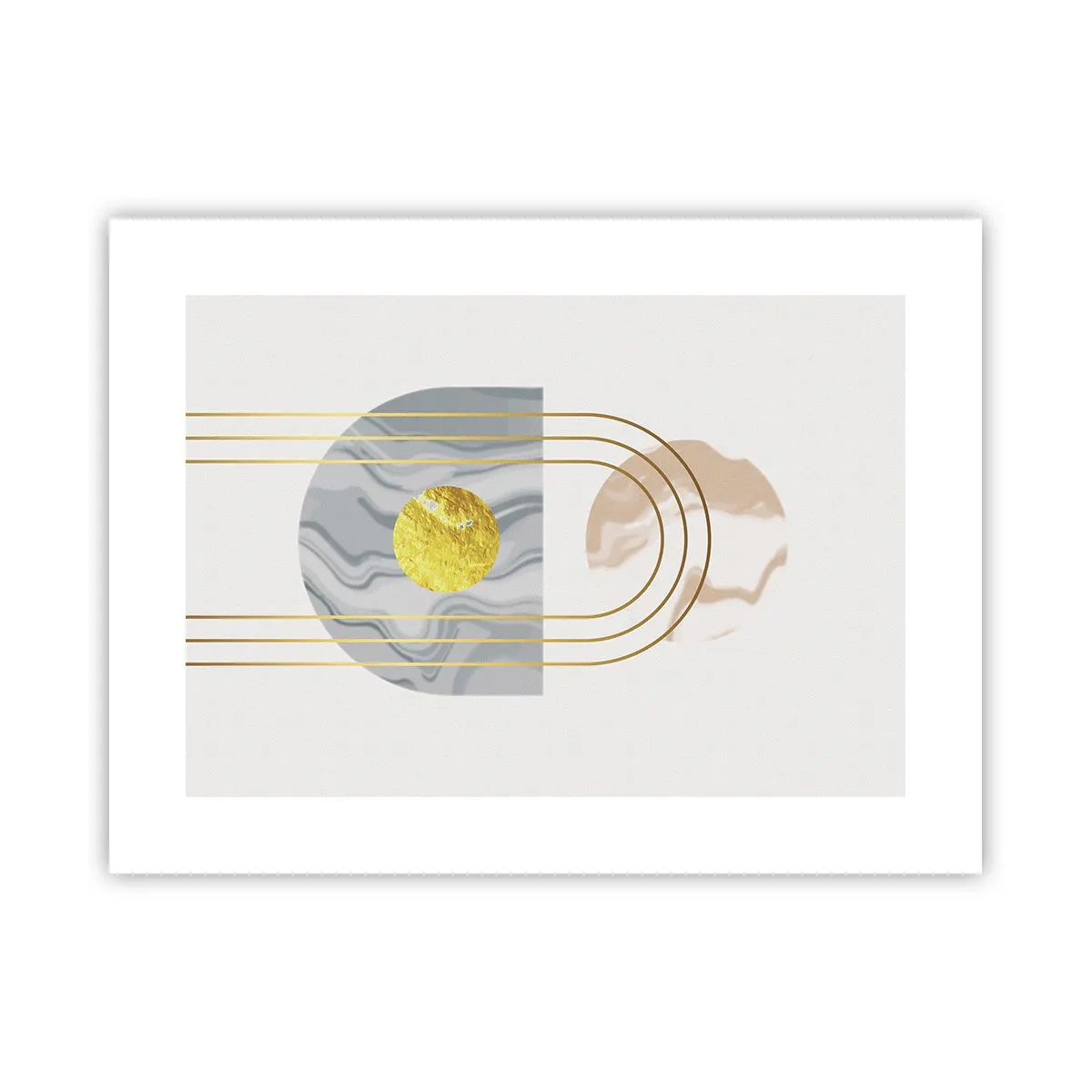 Affisch - Ljushet och sken - 40x30 cm