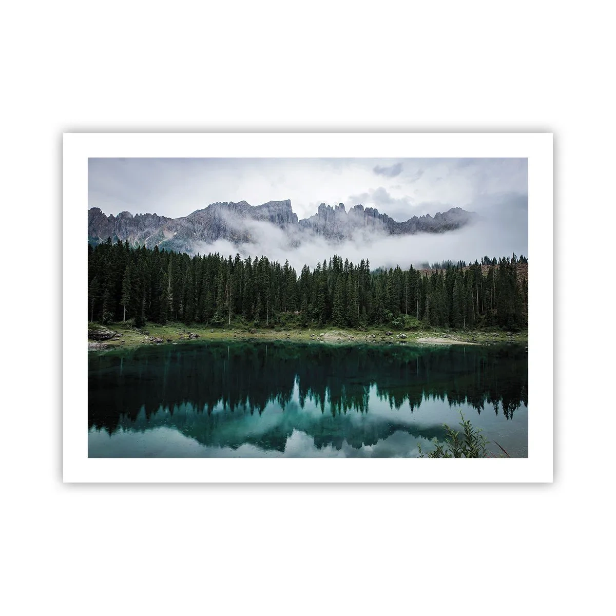 Affisch - Tyst, tyst, väck inte sovande vatten... - 70x50 cm