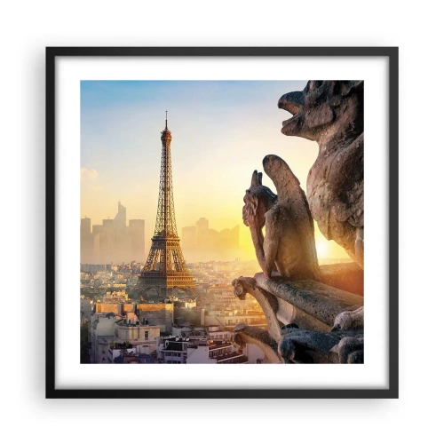 Affisch i svart ram - En hel del har ändrats… - 50x50 cm