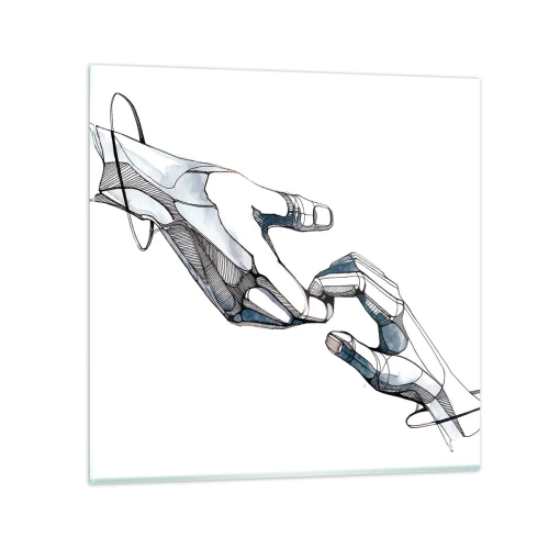 Glastavla - Bild på glas - God gest - 60x60 cm