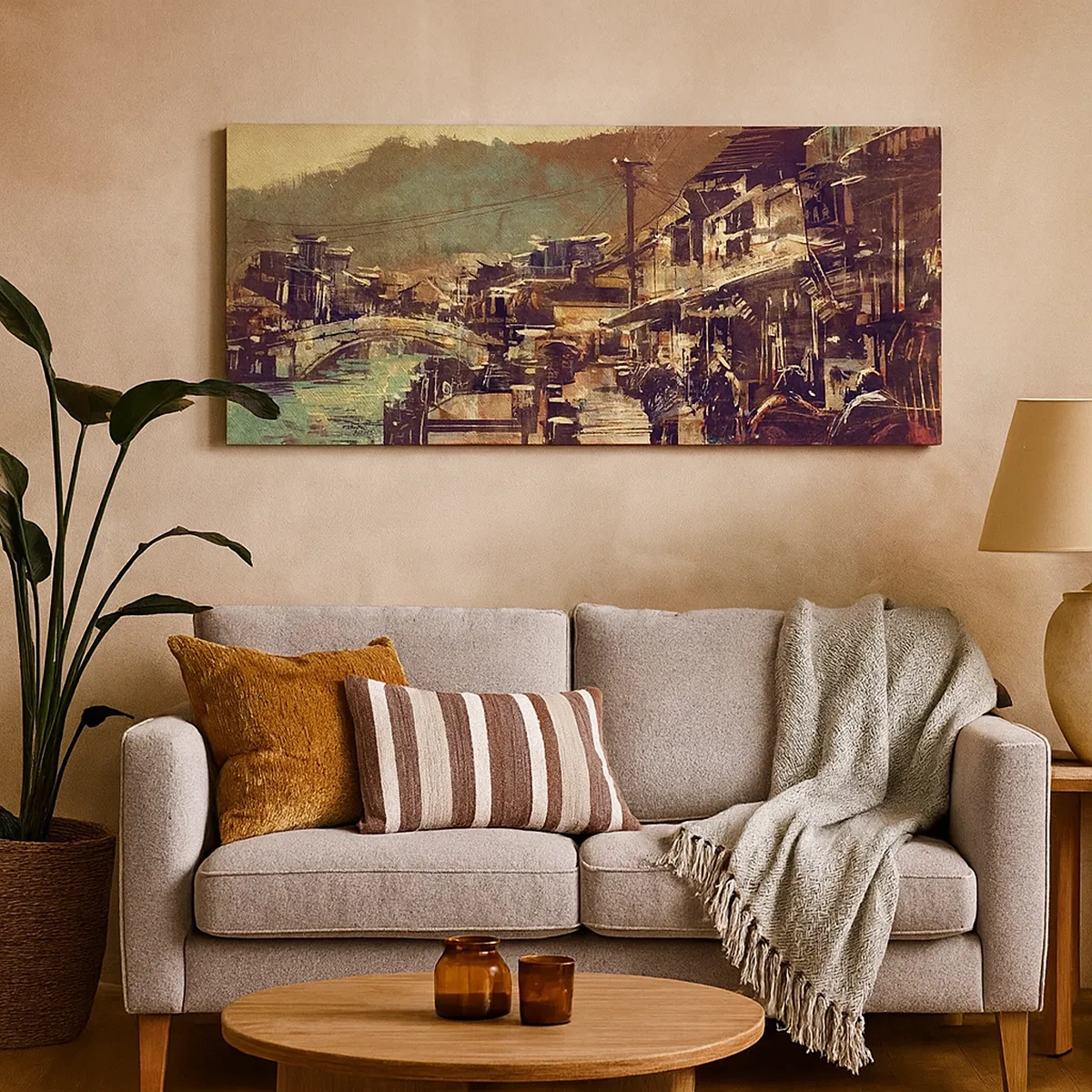 Canvastavla - Bild på duk - Livet som gråskalans rikedom - 30x30 cm