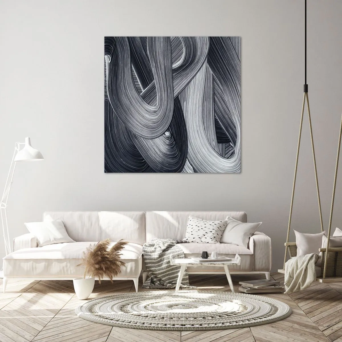Canvastavla - Bild på duk - Verklighetens flythet - 30x30 cm