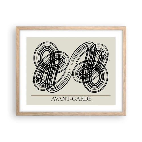 Affisch i ram av ljusek - Det kom ut spontant - 50x40 cm