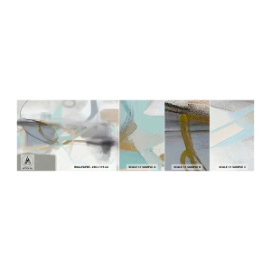 Fototapet Prov Standard Eco - Dimmig abstraktion - Abstraktion, Bit, Ljus - 100x30 cm