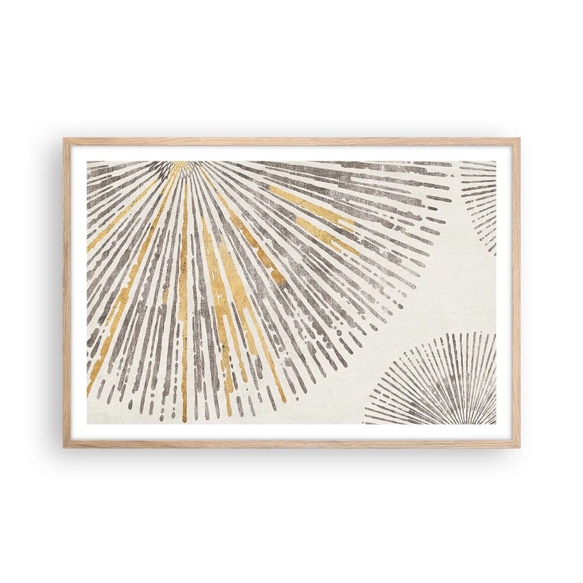 Affisch i ram av ljusek - Radiens skönhet - 91x61 cm