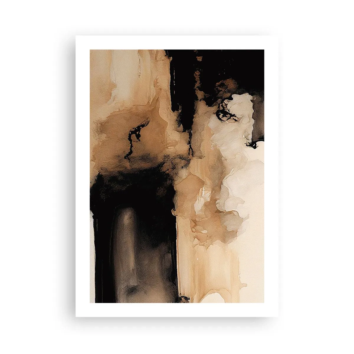 Affisch - Intrigerande abstraktion - 50x70 cm