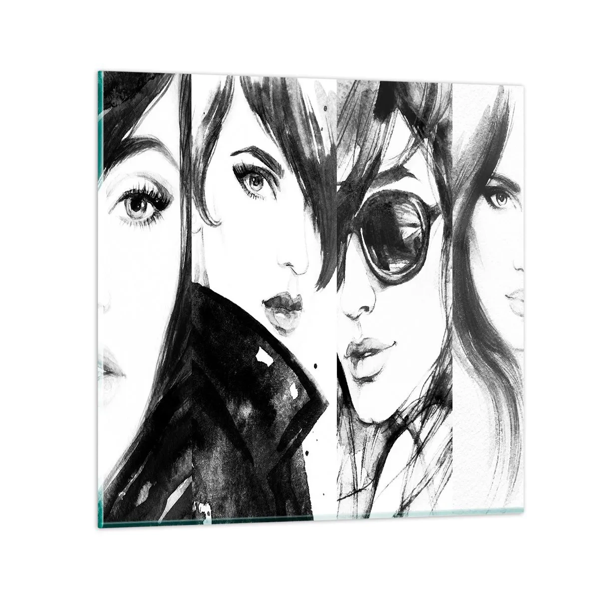 Glastavla - Bild på glas - Mångfaldigad skönhet - 40x40 cm