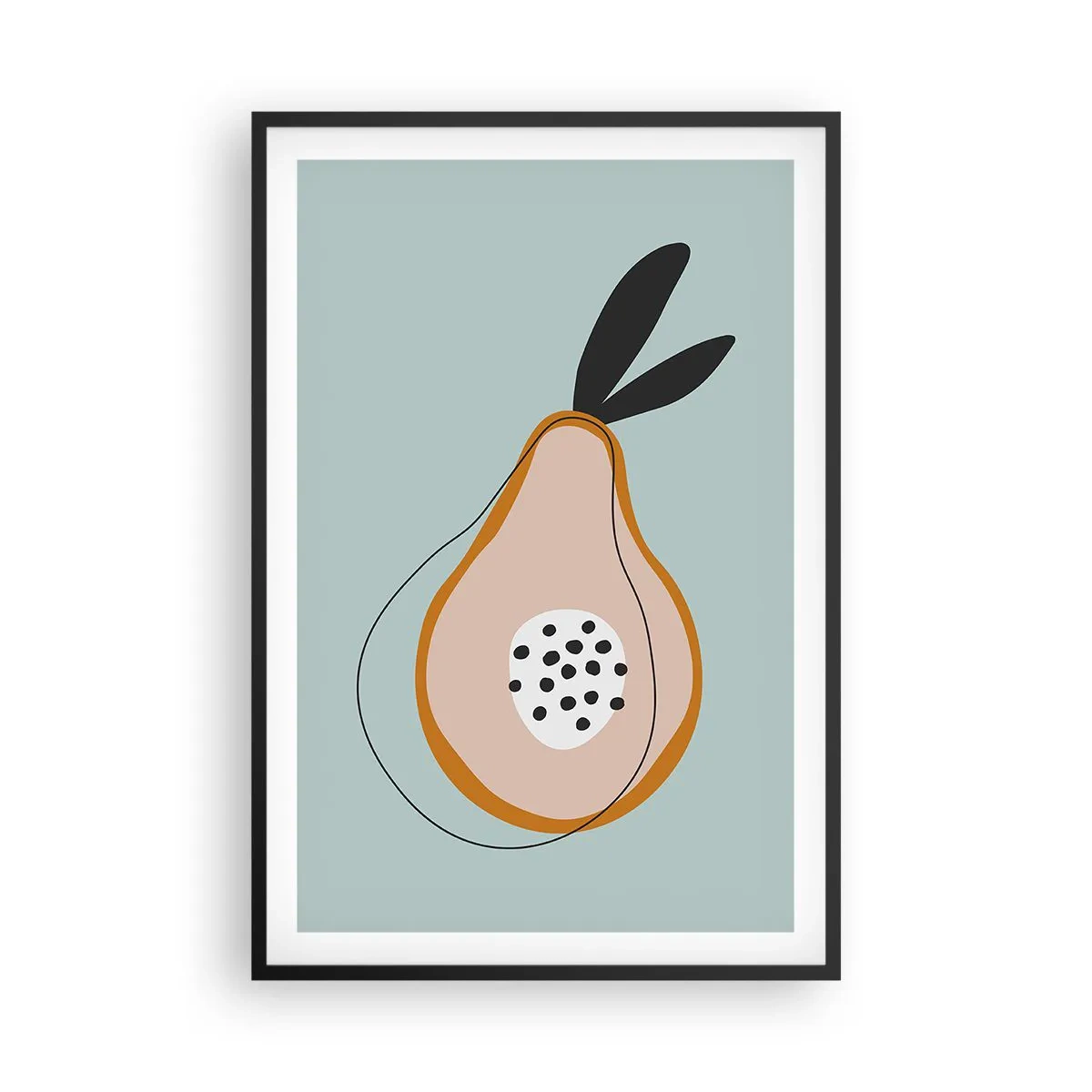 Affisch i svart ram - Att tränga in i sakens natur - 61x91 cm