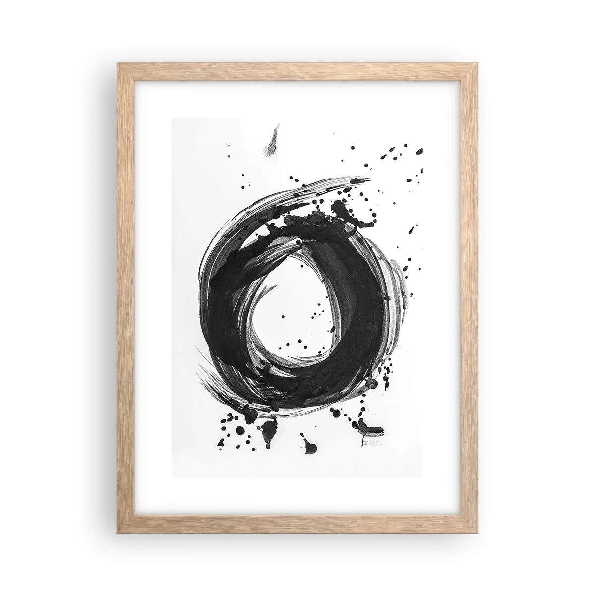 Affisch i ram av ljusek - Skapandets virvel - 30x40 cm