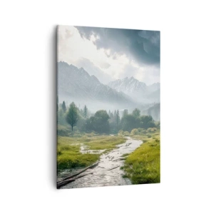 Canvastavla - Bild på duk - Fram och tillbaka - 50x70 cm