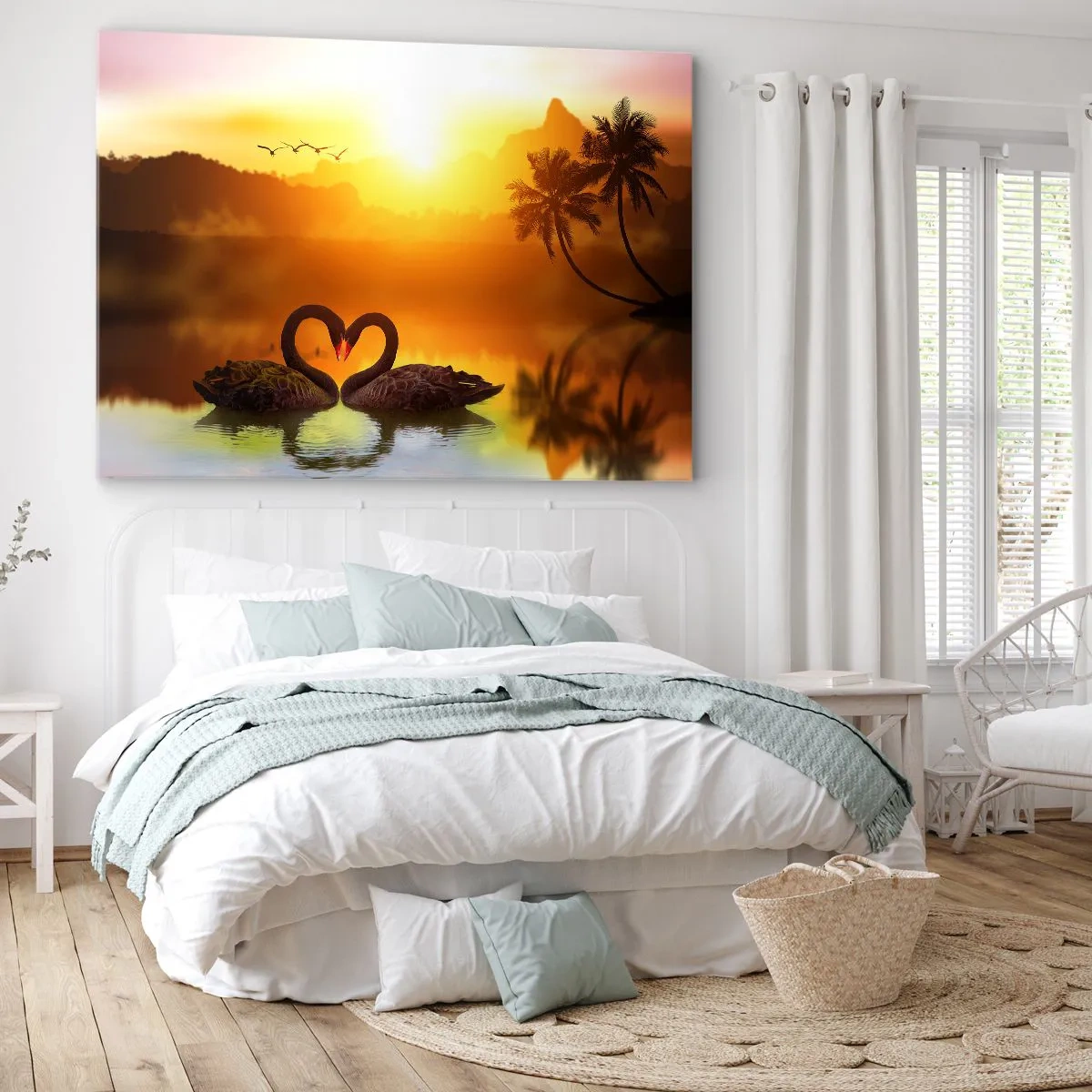 Canvastavla - Bild på duk - Allt parat - 100x70 cm
