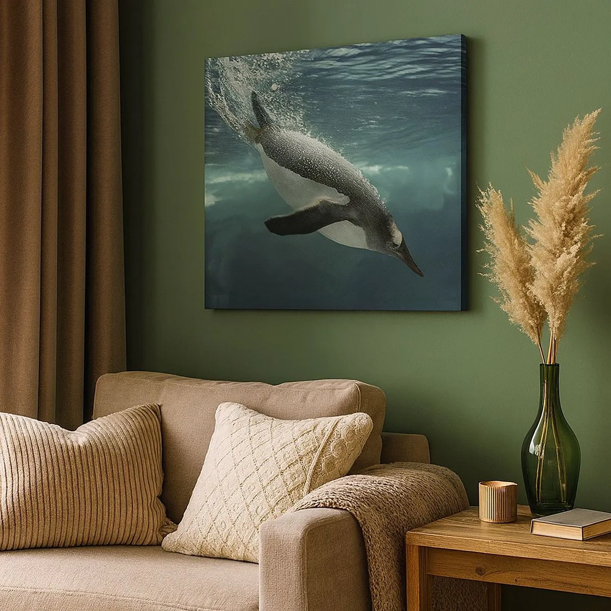 Canvastavla - Bild på duk - Utan ände - 30x30 cm