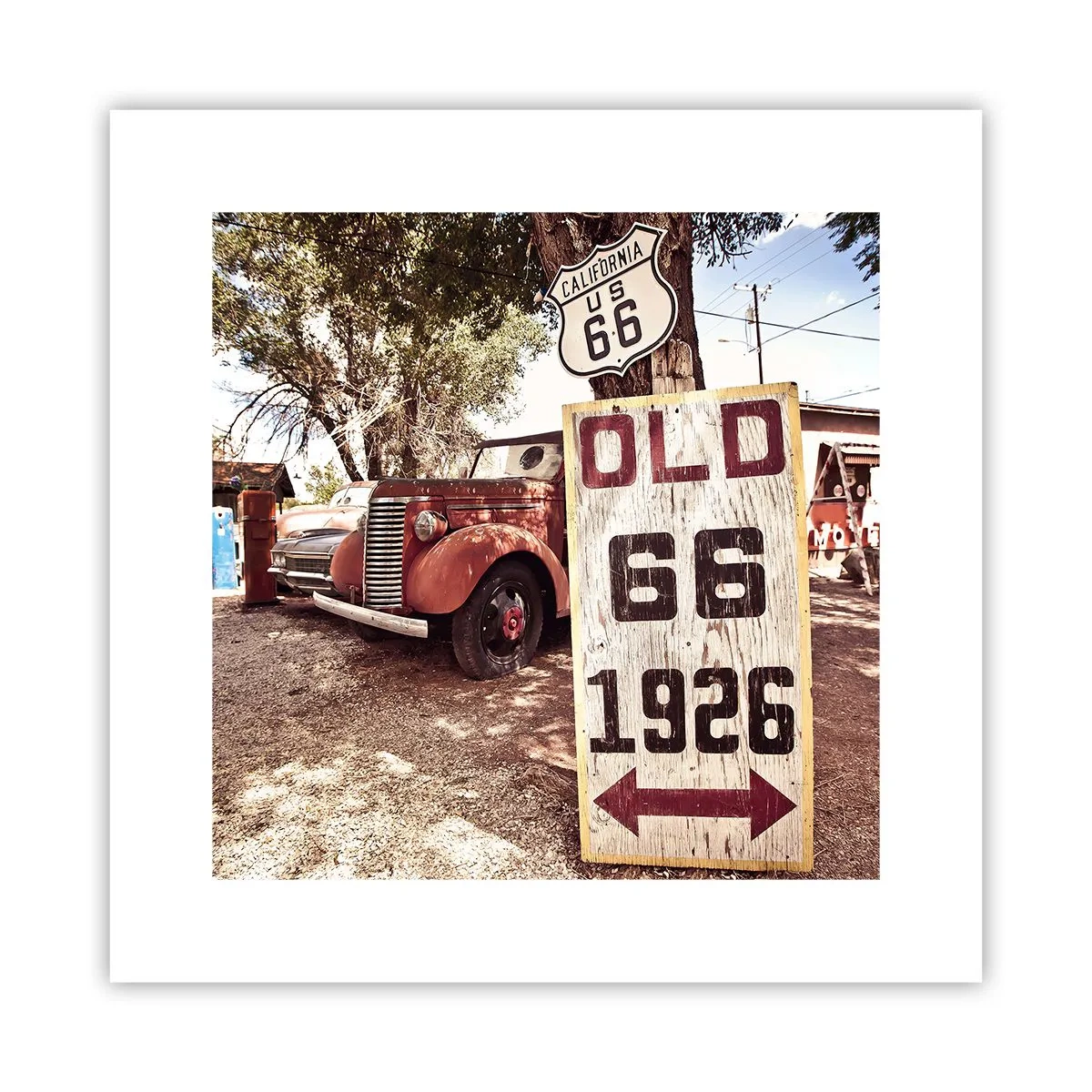 Affisch - Amerikanska provinsens legend - 30x30 cm