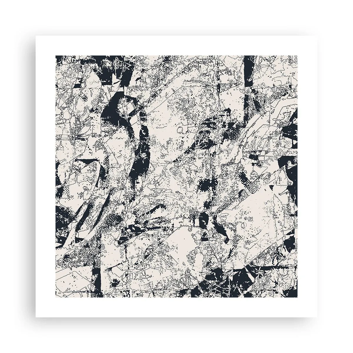 Affisch - Motsatsernas interpenetration - 50x50 cm