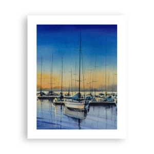 Affisch - Slutet på en bra dag - 40x50 cm