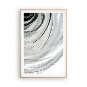 Affisch i ram av ljusek - Orbital komposition - 61x91 cm