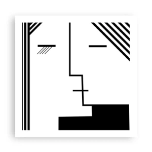 Affisch - Bara en kyss - 60x60 cm