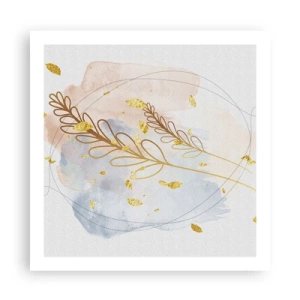 Affisch - En gyllene explosion - 60x60 cm