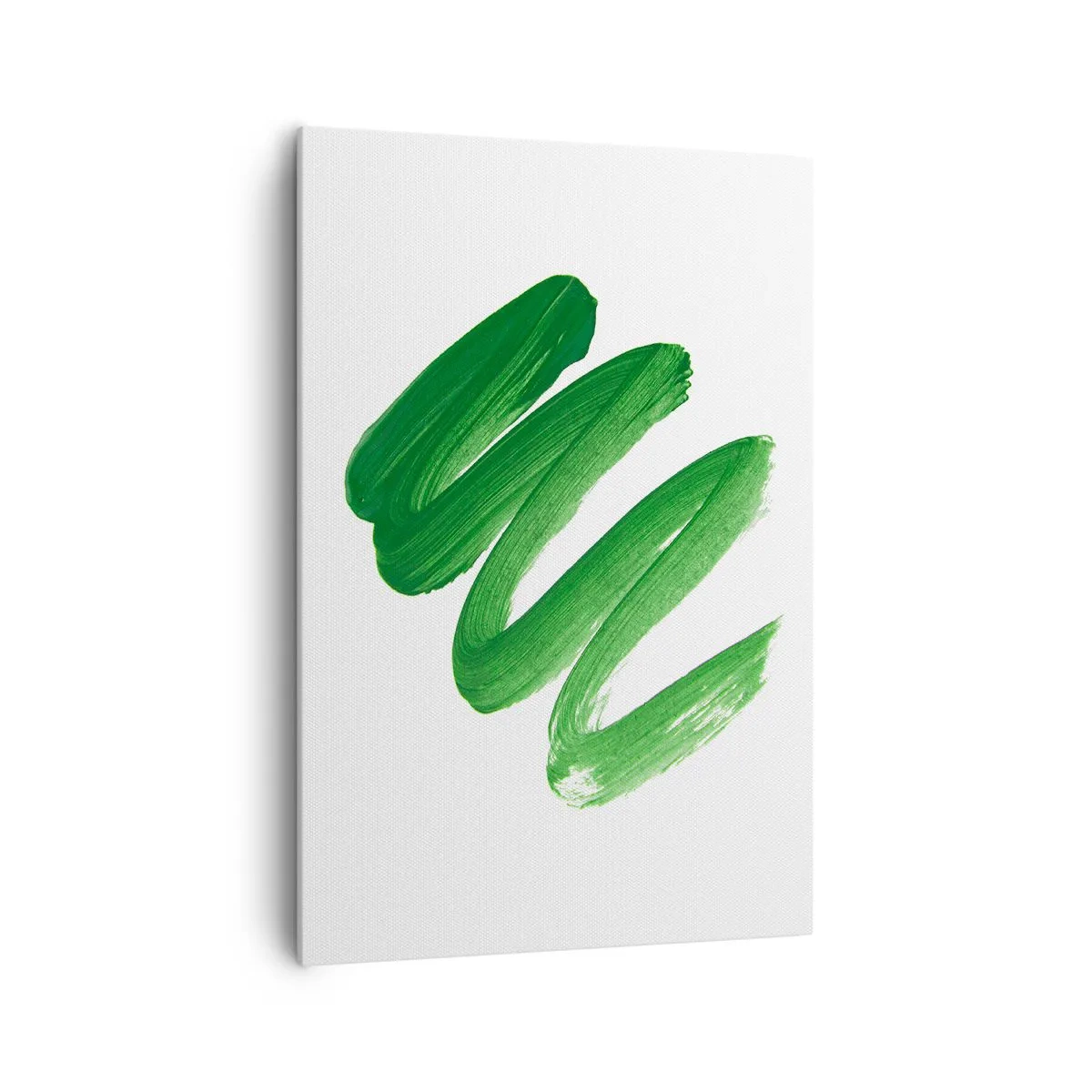 Canvastavla - Bild på duk - Ett grönt skämt - 70x100 cm