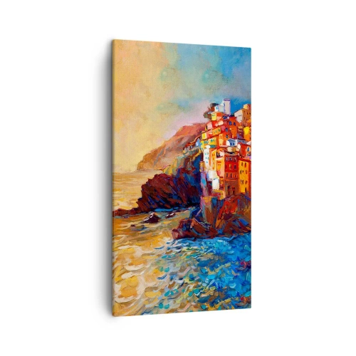 Canvastavla - Bild på duk - Italiensk stämning - 45x80 cm