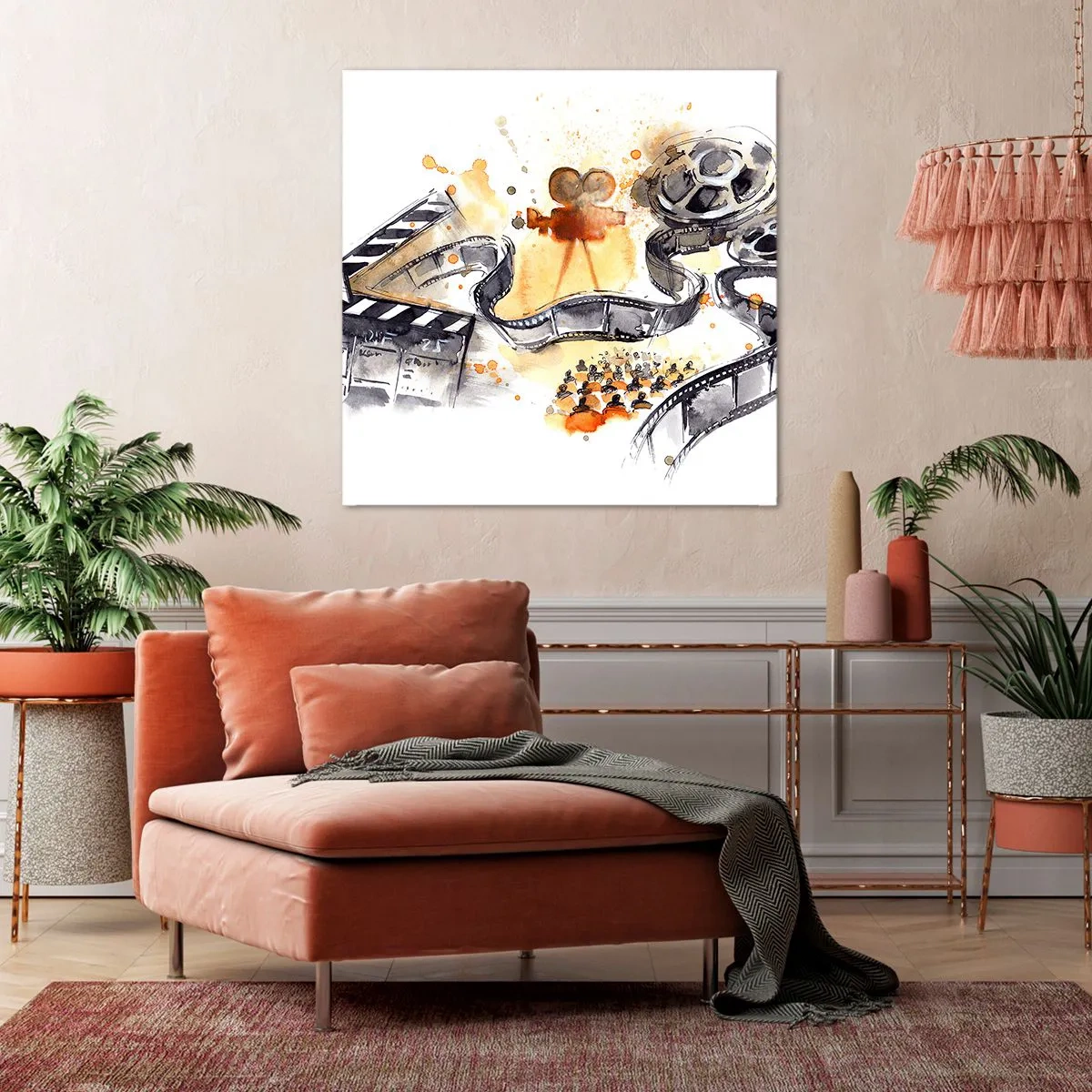 Canvastavla - Bild på duk - I drömmarnas land - 40x40 cm