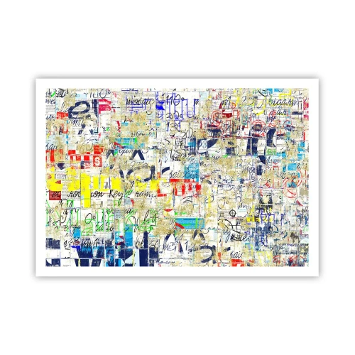 Affisch - Helt enkelt gläder ögonen - 100x70 cm