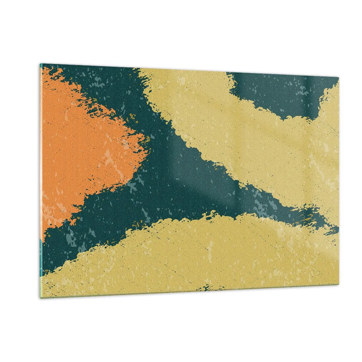 Glastavla - Bild på glas - Abstraktion - i slow motion - 120x80 cm