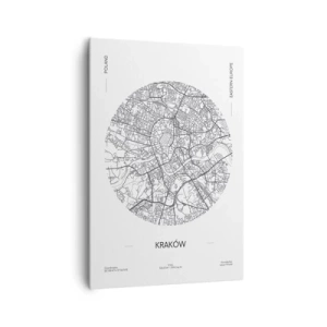 Canvastavla - Bild på duk - Krakóws anatomi - 70x100 cm