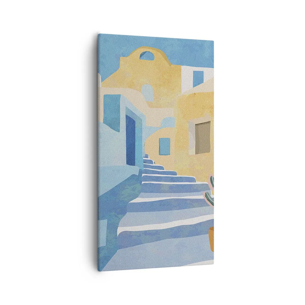 Canvastavla - Bild på duk - En dag i en arabisk stad - 55x100 cm