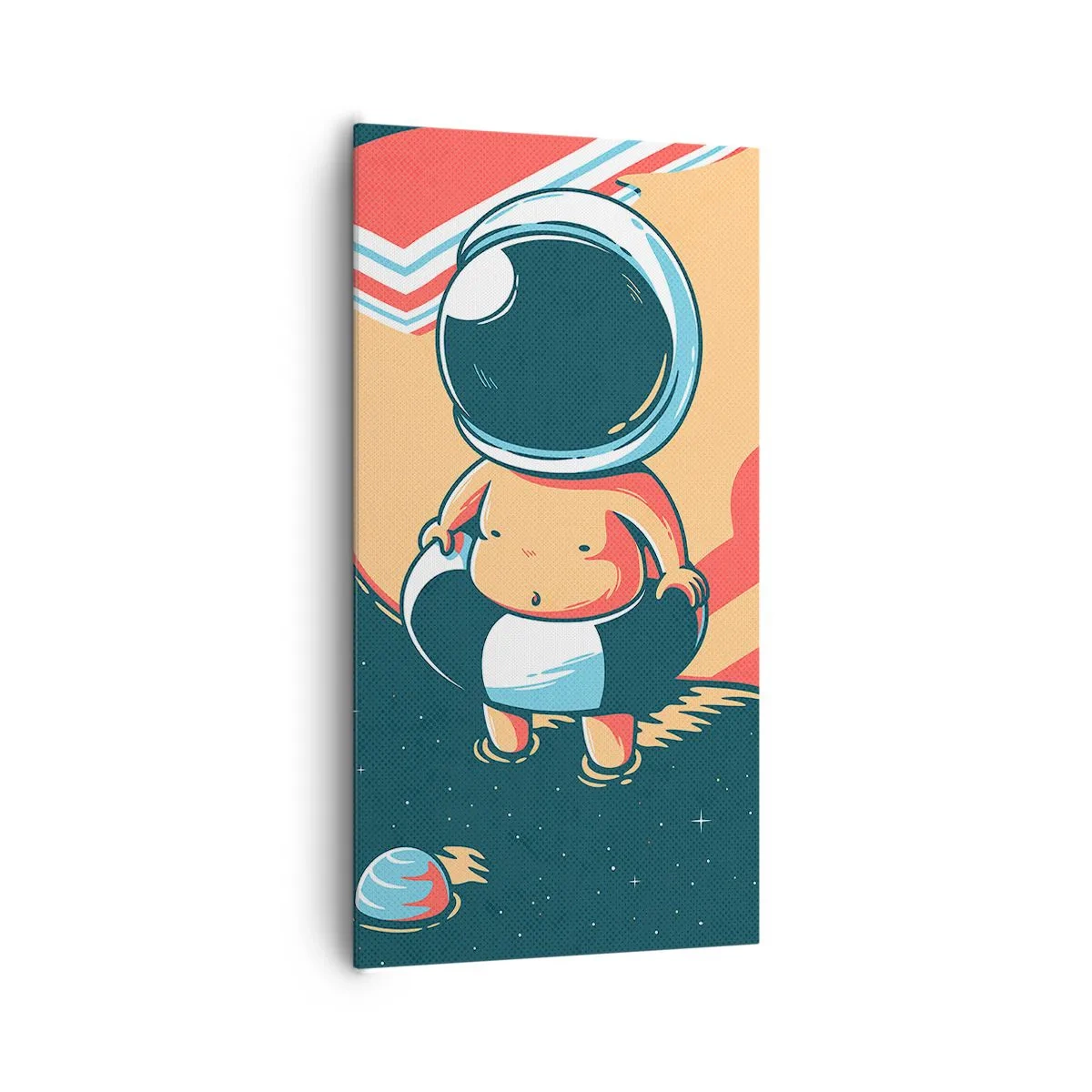 Canvastavla - Bild på duk - Ur ett annat perspektiv - 65x120 cm