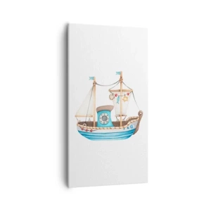 Canvastavla - Bild på duk - Ohoj, äventyret! - 55x100 cm