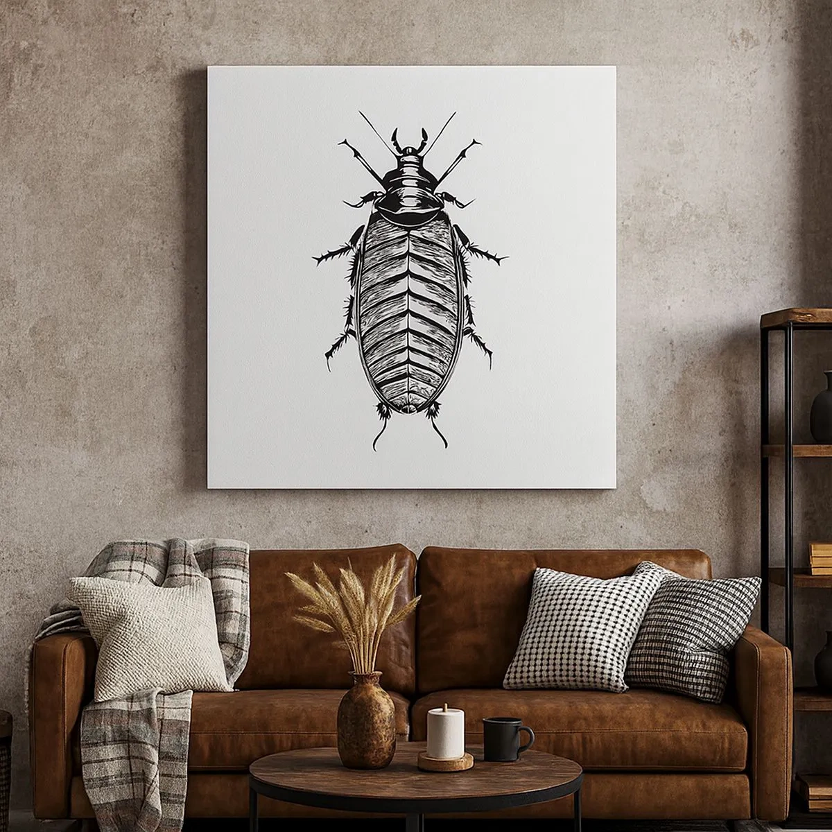 Canvastavla - Bild på duk - Vilket exemplar! - 30x30 cm