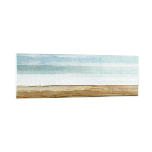 Glastavla - Bild på glas - Svalkande - 160x50 cm