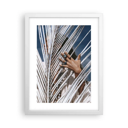 Affisch i vit ram - Schamanens flickvän? - 30x40 cm