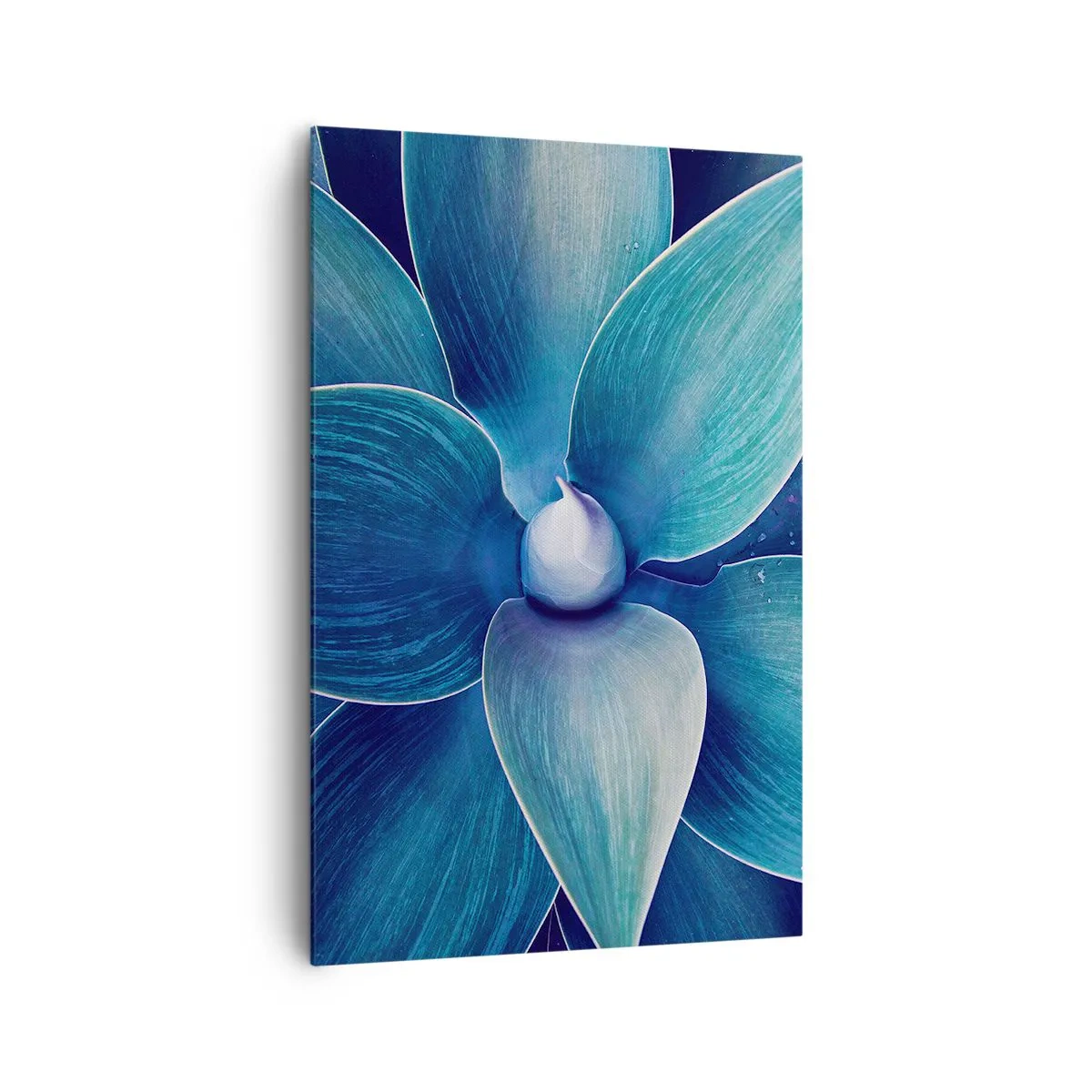 Canvastavla - Bild på duk - Blått från himlen - 80x120 cm