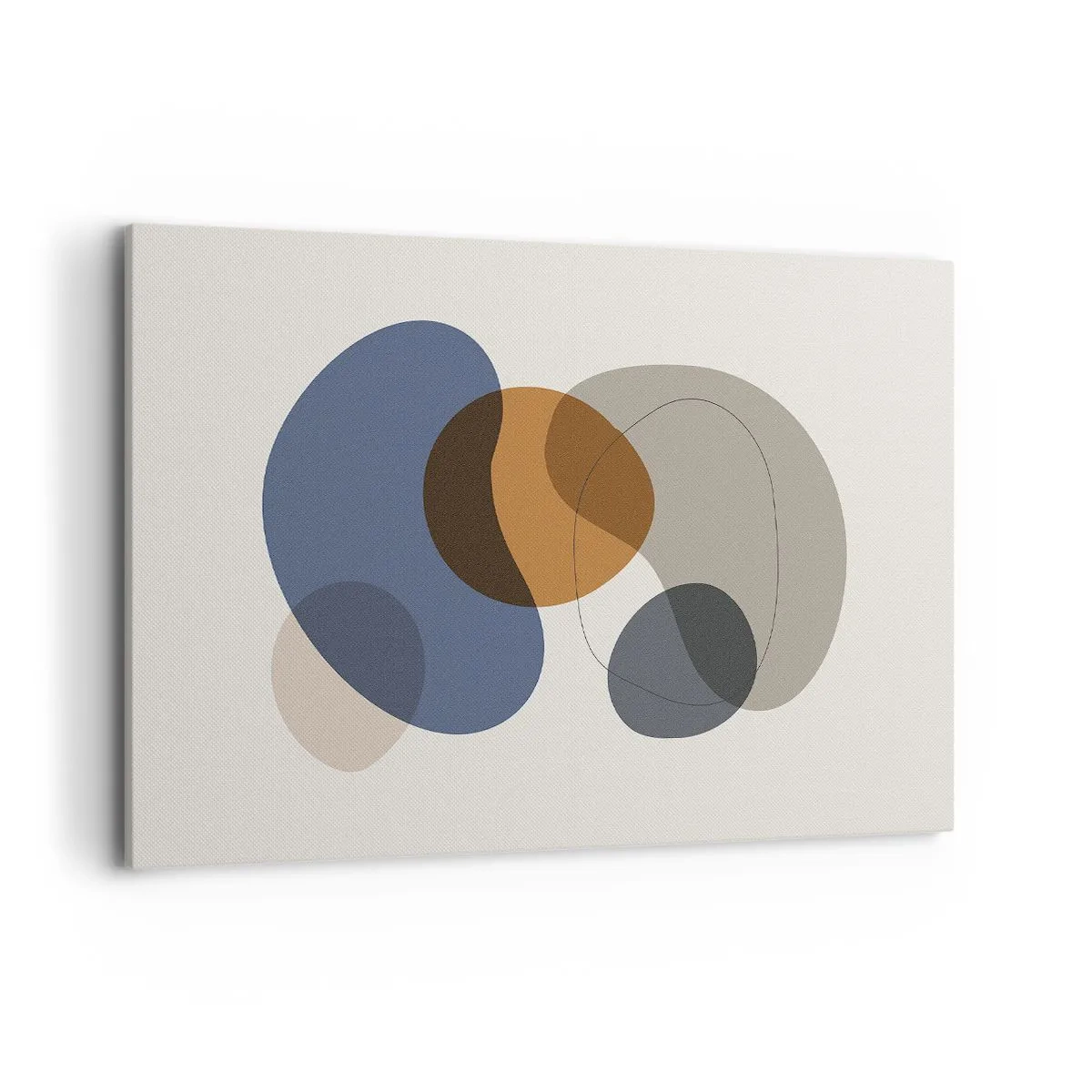 Canvastavla - Bild på duk - Färgernas droppar - 120x80 cm