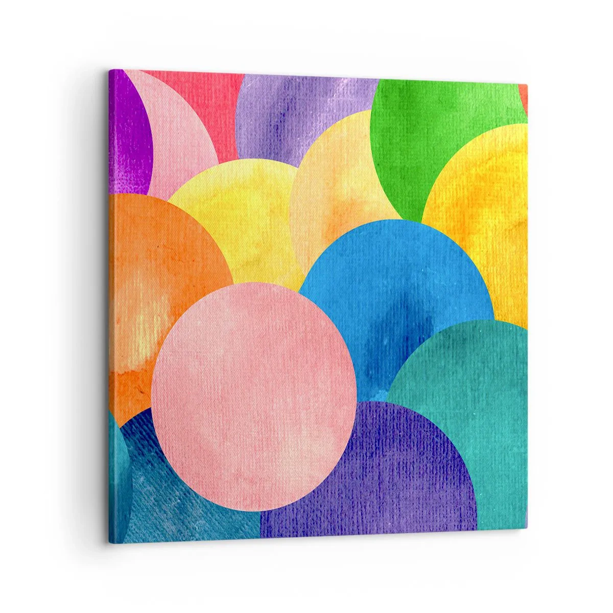 Canvastavla - Bild på duk - Full av liv - 60x60 cm