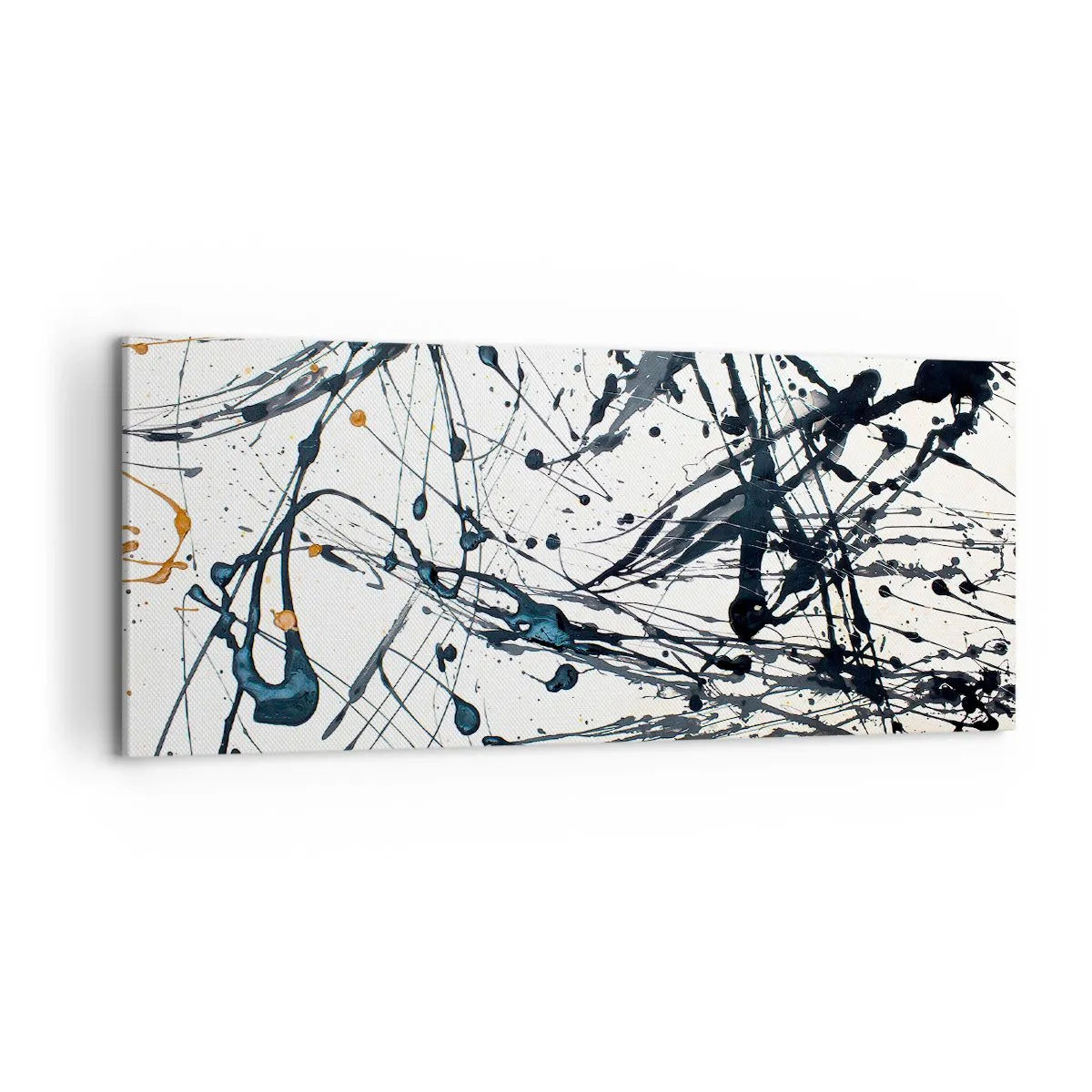 Canvastavla - Bild på duk - Expressionistisk abstraktion - 100x40 cm