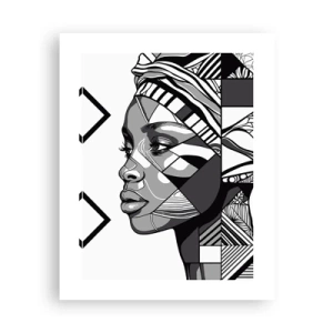 Affisch - Etniskt porträtt - 40x50 cm