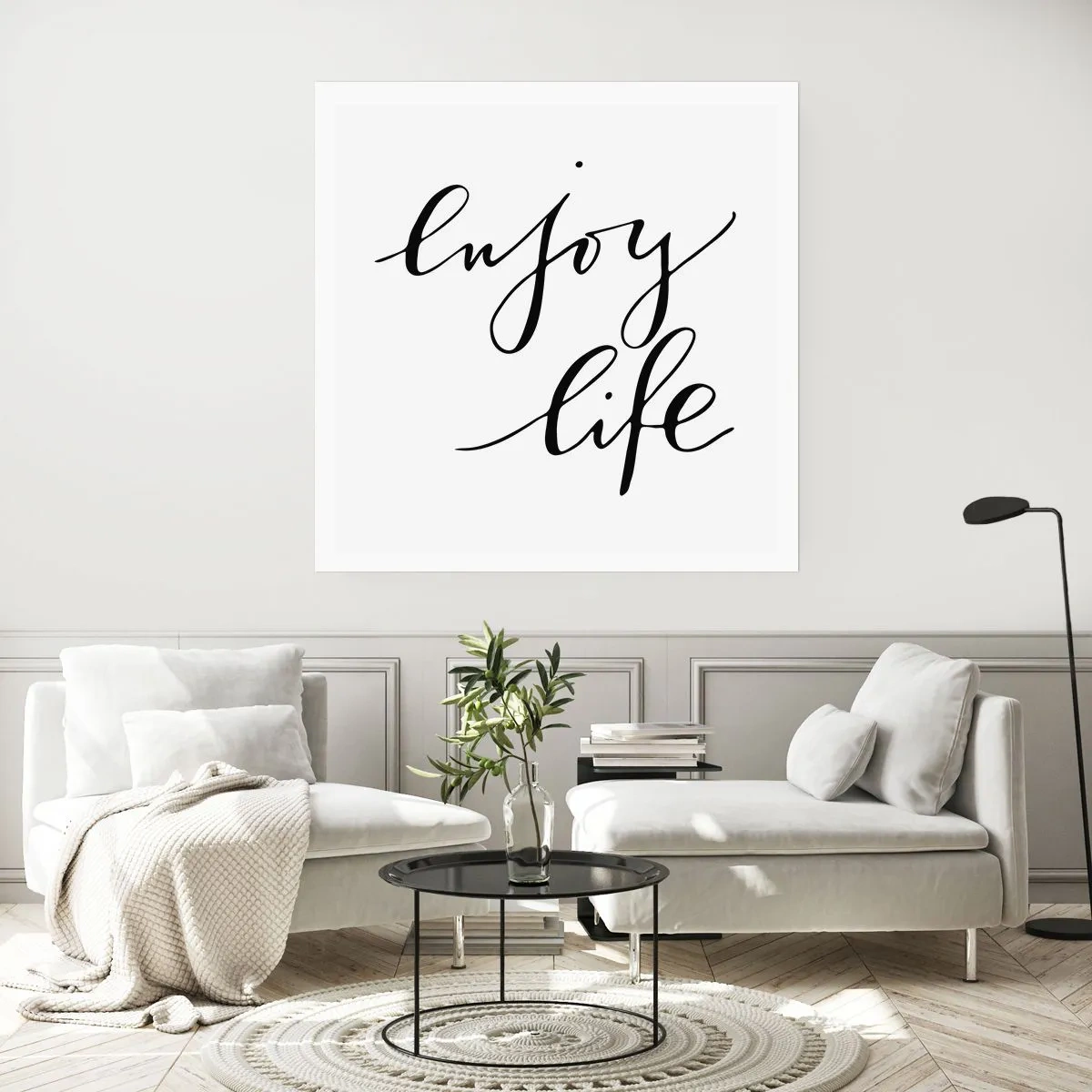 Affisch - Ingenting att tillägga… - 40x40 cm